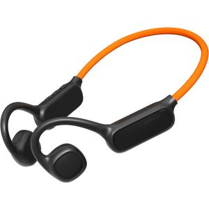Open Ear Headphones, Air Conduction Headphones Bluetooth 5.4, Wireless Headphones with LED Beacon String, 10H Playtime, Sports Headphone for Running & Outdoor (Black)