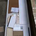 Merax Full Size Corner Bed Frame with 3 Drawers & Storage Shelves & Sliding Doors, Farmhouse Style Wood Platform Bed for Bedroom/Guest Room, No Box Spring Needed