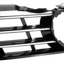 SIEMID Front Grill Compatible with Volkswage.n Jetta MK6 2015 2016 2018 Insert Bumper Upper Center Grille