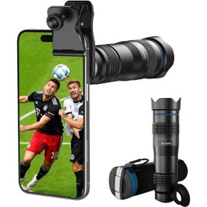 MIAO LAB 28X HD Telephoto Lens for iPhone/Samsung/Android | High Power Telephoto Camera Lens, Universal Smartphone Compatibility