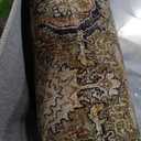 Loloi Layla Collection LAY-03 Olive/Charcoal 7'-6" x 9'-6" .13" Thick Area Rug, Soft, Durable, Vintage Inspired, Distressed, Low Pile, Non-Shedding, Easy Clean, Printed, Living Room Rug