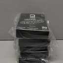 L3 Level 3 Nitrile Gloves - Professional Heavy Duty Disposable Gloves - Latex Free - Fits Snug - Pack Of 5, Box of 20 (Black, Medium)