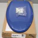 Elg Cfwc E2 Sta Plst St Colonial Blue With Cover, Slow Close Hinge, Elongated, Colonial Blue