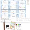 CLEVER CLEAN Large Dry Erase Wall Calendar - 48"x58" 12-month 2026 Undated Reusable Yearly Calendar for Home, Office, School Projects - Jumbo Laminated Task Organizer