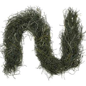 Nosiny 2 Pcs 4 Feet Ghillie Rifle Wrap for Sniper Camouflage Ghillie Netting Camo Rifle Cover Wrap for Forest Hunting Airsoft, Woodland