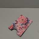 Pink Floral Sink Splash Guard Faucet Mat Flower Butterfly Super Absorbent Fast Drying Mat Sink Gadgets-Splash Guard Behind Faucet Drip Catcher for Kitchen Bathroom, 23.5"x5.5"