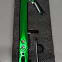 Universal Lengthened Adjustable Long Kickstand CNC Aluminum Alloy Motorcycle Long Kickstand Accessories Motor Modified Tripod Holder Kickstand Foot Side Support Stand Dit Pit Bike (Green)