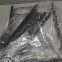 Shoe Rack 2 Tier Long Storage Organizer Wide Metal Shoe Shelf for Closet Entryway Black