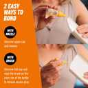 Gorilla Super Glue with Brush & Nozzle Applicator, Clear Glue, 12 Gram (Pack of 2) - All Purpose and Fast Setting for Projects and Repairs