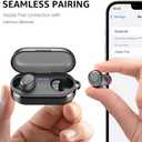 TOZO T10 Wireless Earbuds Bluetooth 5.3 Headphones, App Customize EQ, Ergonomic Design, 55H Playtime, Wireless Charging Case, IPX8 Waterproof Sound in-Ear Headset, New Version