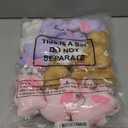 Sratte 16 Pcs Easter Bunny Stuffed Animal Bulk 4.7 Inch Small Plush Rabbit Keychains Detachable Bunny Party Favors Plushies Gifts Easter Basket Stuffers Egg Hunt Prizes(White, Pink, Lilac, Caramel)