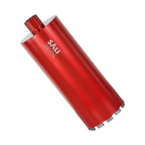 SALI Wet Diamond Core Drill Bits 6" (152mm) Diameter, 15" (380mm) Drilling Depth, Turbo Laser-Welded Segments(Wavy Teeth) with x1-1/4-7 Thread Core Bit for Rebar Concrete Brick Block Masonry Stone, 6"x16"x1-1/4"-7