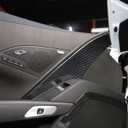 Carbon Fiber cab Door Panel Decoration Cover for Chevrolet Corvette C7 2014-2019