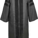 Unisex Premium Doctoral Graduation Robe - PhD University Gown (5'3"-5'5")