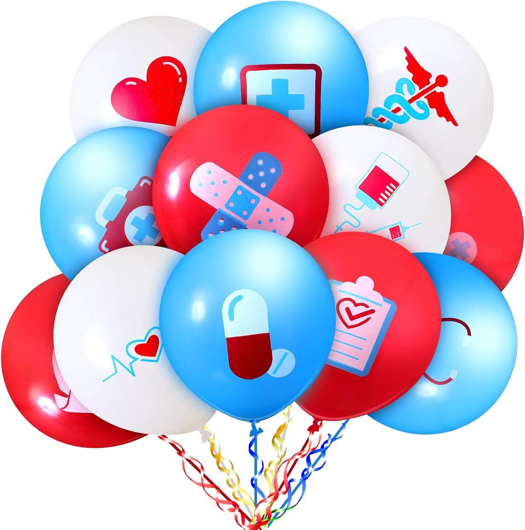 60 Pieces Nurse Balloons Party Decoration Supplies Nursing Latex Balloons Decorations for Nurse Graduation RN Themed Party 60 Pieces Nurse Balloons Party Decoration Supplies Nursing Latex Balloons Decorations for Nurse Graduation RN Themed Party