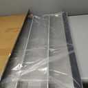 Door Threshold Ramp 27.6" L x 1" H, Aluminum Threshold Ramps for Doorways with Supporting Frame, 600lbs Capacity, Entry Ramp for Wheelchair, Scooters, Trolleys