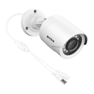 ANNKE 1080p Security Camera 4-in-1 CCTV Bullet Wired Cam, AHD/TVI/CVI/CVBS, Analog Surveillance Video Add–On Cams for Indoor/Outdoor Use, 100ft Clear Night Vision (Power Adapter Not Included)