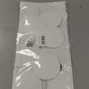 Door Stopper - 3.14" White Door Stoppers for Wall (8 Pack), with Heavy-Duty Adhesive - Wall Protector & Shock-Absorbent Protectors from Door Knobs - Prevents Scratches on Walls & Doors