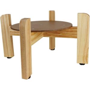 New Wave Enviro Natural Wood Water Dispenser Counter Stand, Natural Wood Finish, Easy Assembly with Included Hardware, 7 inch Height (Single Unit)