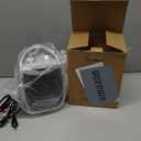 GiveBest Portable Electric Space Heater with Thermostat, 1500W/750W Safe and Quiet Ceramic Heater Fan, Heat Up 200 Square Feet for Office Room Desk Indoor Use, Silver