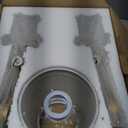 Yosoan Brass Gold Retro Boho White Fabric Wall Sconce Set of 2, Vintage Industrial Antique Indoor Hardwired Champagne Bronze Flared Fabric Shade for Bedroom Hallway Living Room