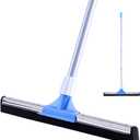 YONILL Floor Squeegee for Concrete Floor - 50" Squeegee Broom with Long Handle for Tile Floor, Heavy Duty Foam Floor Water Wiper for Garage, Shower, Kitchen, Windows, Glass, Carpet and Pet Hair