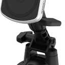 SCOSCHE MP2WDHD MagicMount Pro2 Heavy Duty, Extra-Strong Suction Cup Cell Phone Mount, Windshield/Dashboard Magnetic Phone Holder with Anti-Shake Stabilizer for iPhone, Android, Tablet, Car, Truck