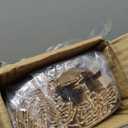 SEEYE Cordless Bamboo Blinds - Light Filtering Roller Shades, Natural Roman Blind, Easy to Install for Windows, Doors, Patio, Bedroom - 24" W x 64" H