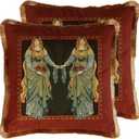 Inqibee 11 Inch Hybrid Nonstick Square Griddle Pan, Flat Square Pancake Grill Pan, Tri-Ply Stainless Steel Skillet Griddle, Induction, Oven & Dishwasher Safe, Heat-Resistant Handle Cover (Red)