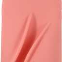 Soft Touch Silicone Lip Gloss Phone Case for iPhone 15 Plus / 14 Plus, Minimalist Matte Design, Shockproof & Anti-Fingerprint Cover (Coral Orange)