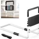 Adjustable Bed Rail for Elderly Adults: Bedside Support for Seniors, Fits KingQueenFullTwin, Heavy-Duty Medical Device for Home and Hospital Use, 300 lb Capacity