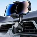 Phone Holders for Your Car: [Never Blocking] Air Vent Cell Phones Mount for iPhone 17 Pro Max & Samsung Android Smartphone [Thick Cases Friendly] Hands-Free Auto Mobile Phone Stand