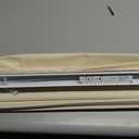 LazBlinds No Drill Light Filtering Roman Shades, Beige, 30" W x 48" H