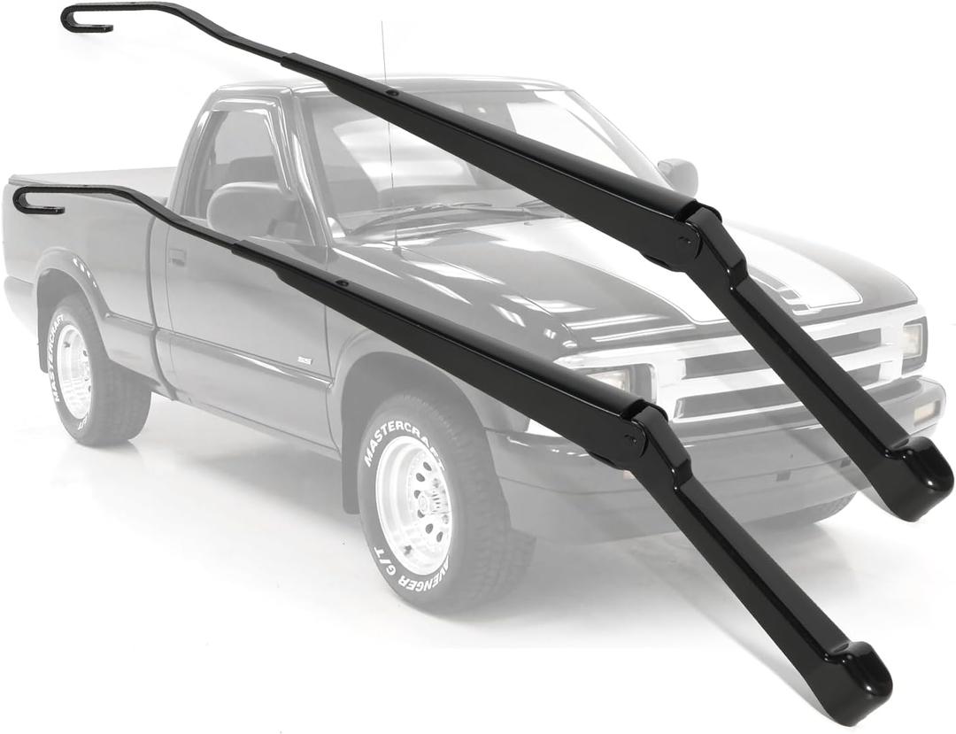 For S10 Windshield Wiper Arm Pair Kit Fits for 1994-2004 Chevrolet S10 Pickup Wiper Arms, Front Driver Passenger Side Windshield Wiper Arm Set - Front Wiper Arm, 1 Year Worry-Free