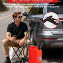 2.8GPM Automatic Electric Fuel Transfer Pump with Hand-Stop Battery Powered Fuel Transfer Pump, USB-C Charging Gas Pump for Gas Can, Transfers Gasoline, Diesel, Water