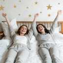 16 Pcs Reusable Painting Stencils for Adults, 4 Sizes Heart Moon Star Circle Templates for DIY Crafts, Drawing on Canvas, Wood, Fabric, Wall Decor (Not a Toy)