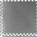 GWT Puzzle Exercise Mat, EVA Foam Interlocking Floor Tiles for Home Gym, Workout Equipment, treadmill, Protective Flooring, Fit Tile 24 SQ FT (6 Pcs)