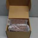 Solid Wooden Furniture Legs 6 Inch, Natural Mid Century Brown Square Legs for Couch, Sofa, Cabinet, Bench, Bed - Set of 4