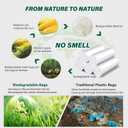 Inwaysin 4-6 Gallon Small Trash Bags Biodegradable 180 Counts, Ultra Thick & Strong 4 Gallon Trash Bag, Unscented Small Garbage Bags, Easy Tearing Waste Basket Liners for Bathroom, Bedroom, Office