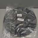 WENWELL 12 Inchs Microwave Splatter Cover & Silicone Mat, Large Vented Collapsible Guard dish Plate lid & Round Kitchen mat for food (black)