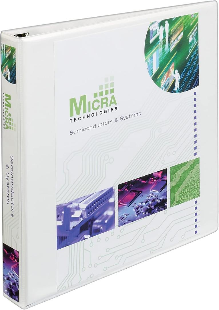 Avery Heavy-Duty View 3 Ring Binder, Extra Wide, 1" EZD Rings, 1 White Binder (01318)