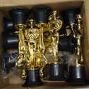 Bedwina Gold Trophy Award Mini Trophies Bulk  (Pack of 12) 6 Inch Tall Plastic Golden Statue Award, Party Themed Decorations, Winners or Appreciation Gifts Game Prizes for Adults & Kids