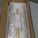 27.8 Inch Hardwired Wall Sconces Set of Two, 3000K Warm White Dimmable Modern Wall Sconces, 350 Rotate LED Light Fixtures Wall Lamp for Bathroom Living Room Bedroom Bedside, Gold