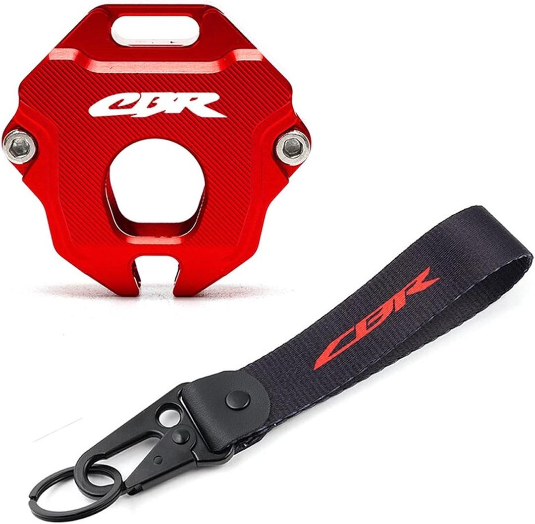 MOWOK Motorcycle Key Cover Case Shell For CBR 650R CBR500R CBR250RR CBR600RR CBR1000RR Embroidery Badge Keyring