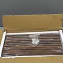 Giftgarden 8.5x11 Picture Frame Brown Set of 12, Multi Rustic Walnut Wood-Color 8.5 x 11 Frames Bulk for Award Certificate Document Diploma, Wall or Tabletop Display