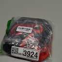 Black Red Highlight Long Wavy Wig with Curtain Bang 26 Inch Red Black Ombre Synthetic Heat Resistant with Dark Root Wig for Women Daily Party used.