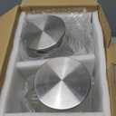 Netany 2 Pack 2 Liters/68 oz Square Glass Pitcher with Lid and Handle for Fridge, Iced Tea and Coffee Carafe Beverage Serveware, Heat Resistant Borosilicate Water Jug for Hot/Cold Drinks and Milk