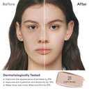 MISSHA M PERFECT COVER SERUM BB CREAM No.21 Light Beige - Light with Cool Undertone, Skin Tint, Tinted Moisturizer, Skin Care Foundation Makeup, Korean Makeup,1.18 Fl oz