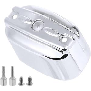 Chrome Aluminum Rear Brake Master Cylinder Cover 2000 2017 FLSTF Heritage Softail