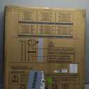 Cumbor 2 Pack 29.7-46" Baby Gate for Stairs, Mom's Choice Awards Winner-Auto Close Dog Gate for doorways, Easy Install Pressure Mounted Pet Gates indoor, Easy Walk Thru Wide Safety Gate for Dog, Black